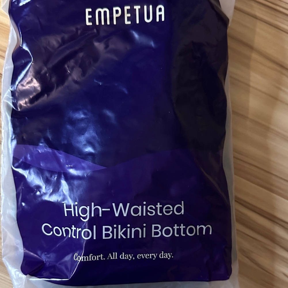 High-Waisted Control Bikini Bottom - Purple